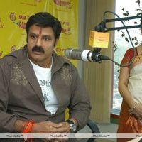 Nandamuri Balakrishna - Balakrishna At Radio Mirchi for Sri Rama Rajyam - Pictures
